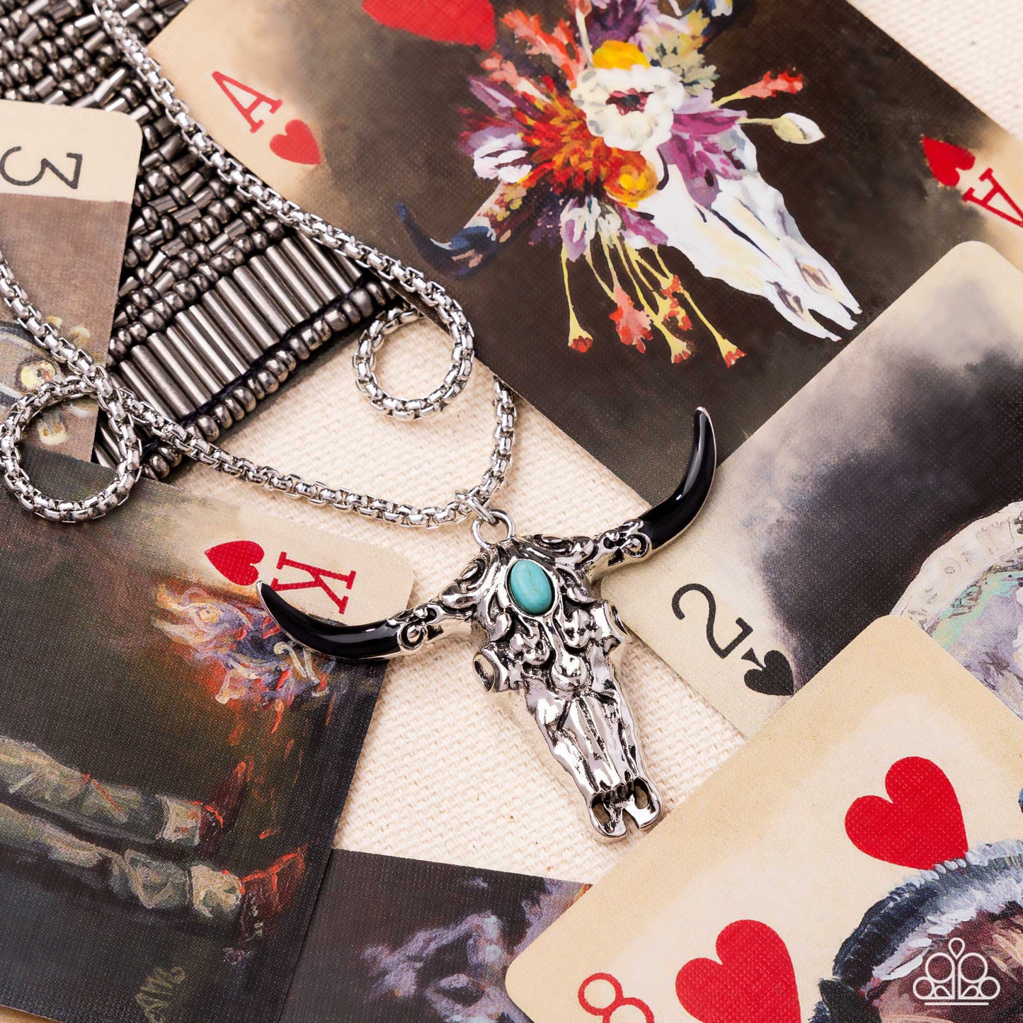 PREORDER ~ Longhorn Legacy - Black Paparazzi Necklace