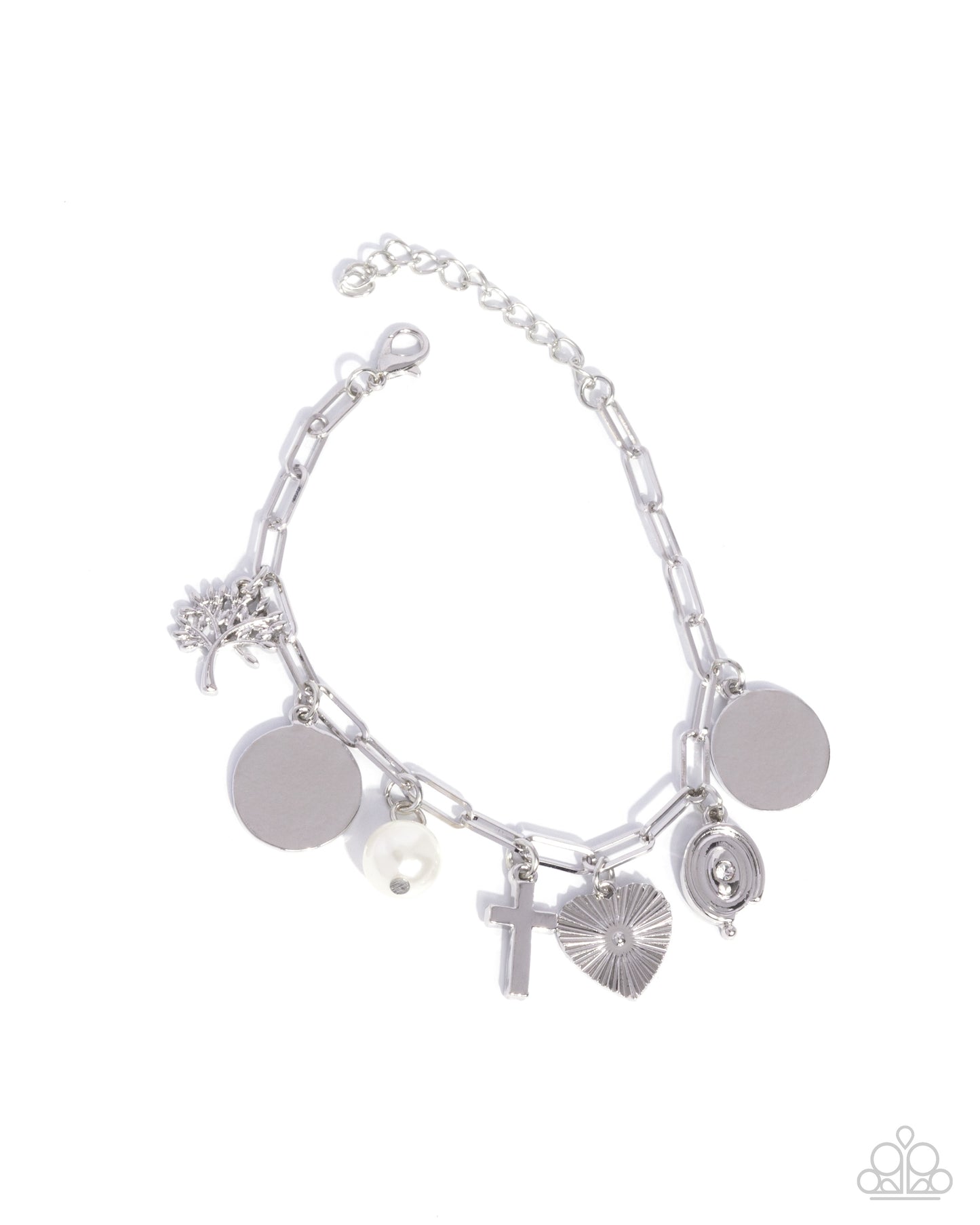 PREORDER ~ Charm Commitment - White CROSS Bracelet