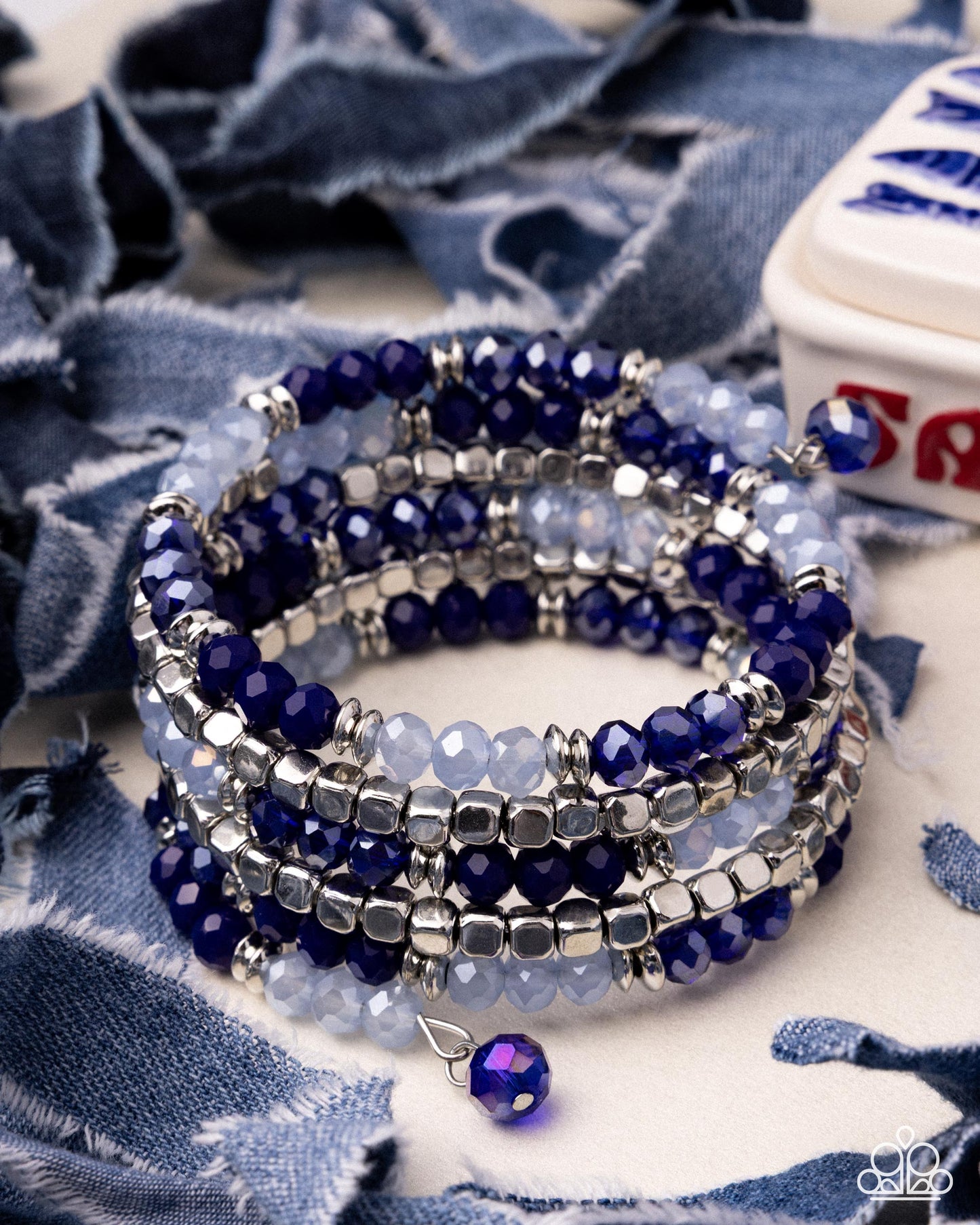 Memorable Masterpiece - Blue Paparazzi Infinity Wrap Bracelet