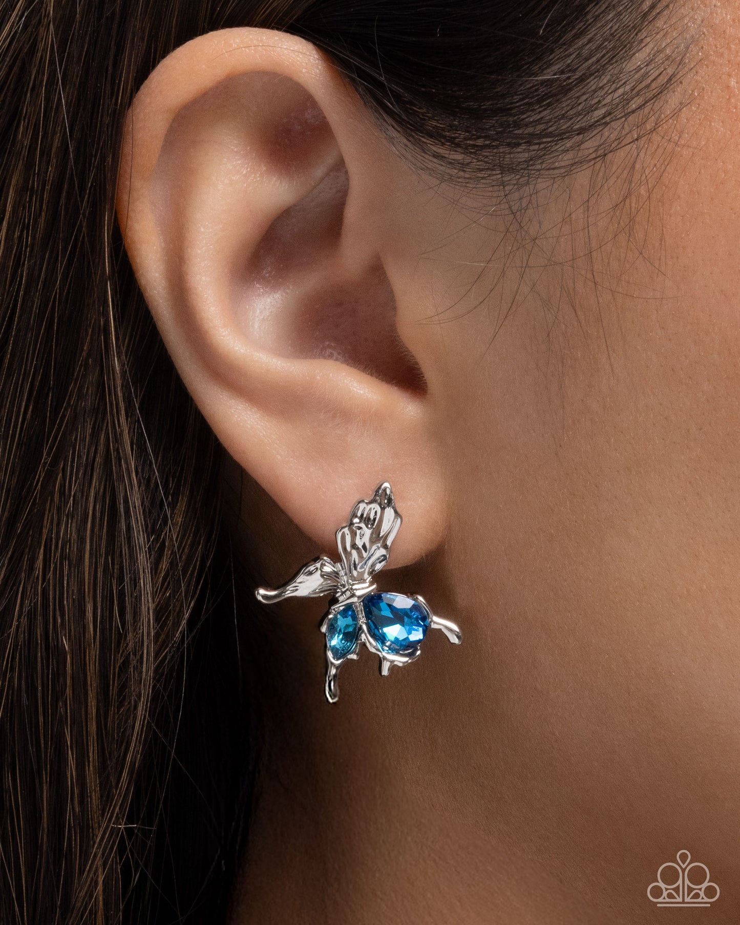 PREORDER ~ Metamorphosis Moment - Blue Paparazzi Butterfly Post Earrings