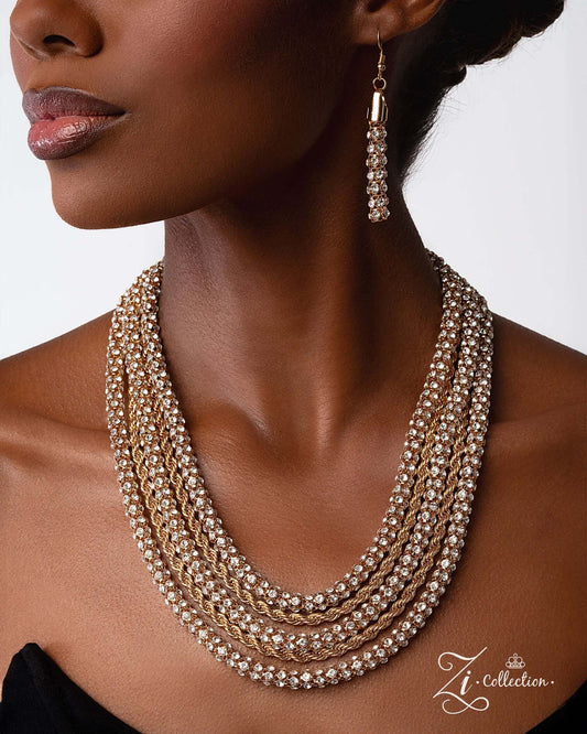 Notorious Paparazzi Zi Collection 2025 Accessories,Gold,Necklace,Short Necklace,ZiCollection