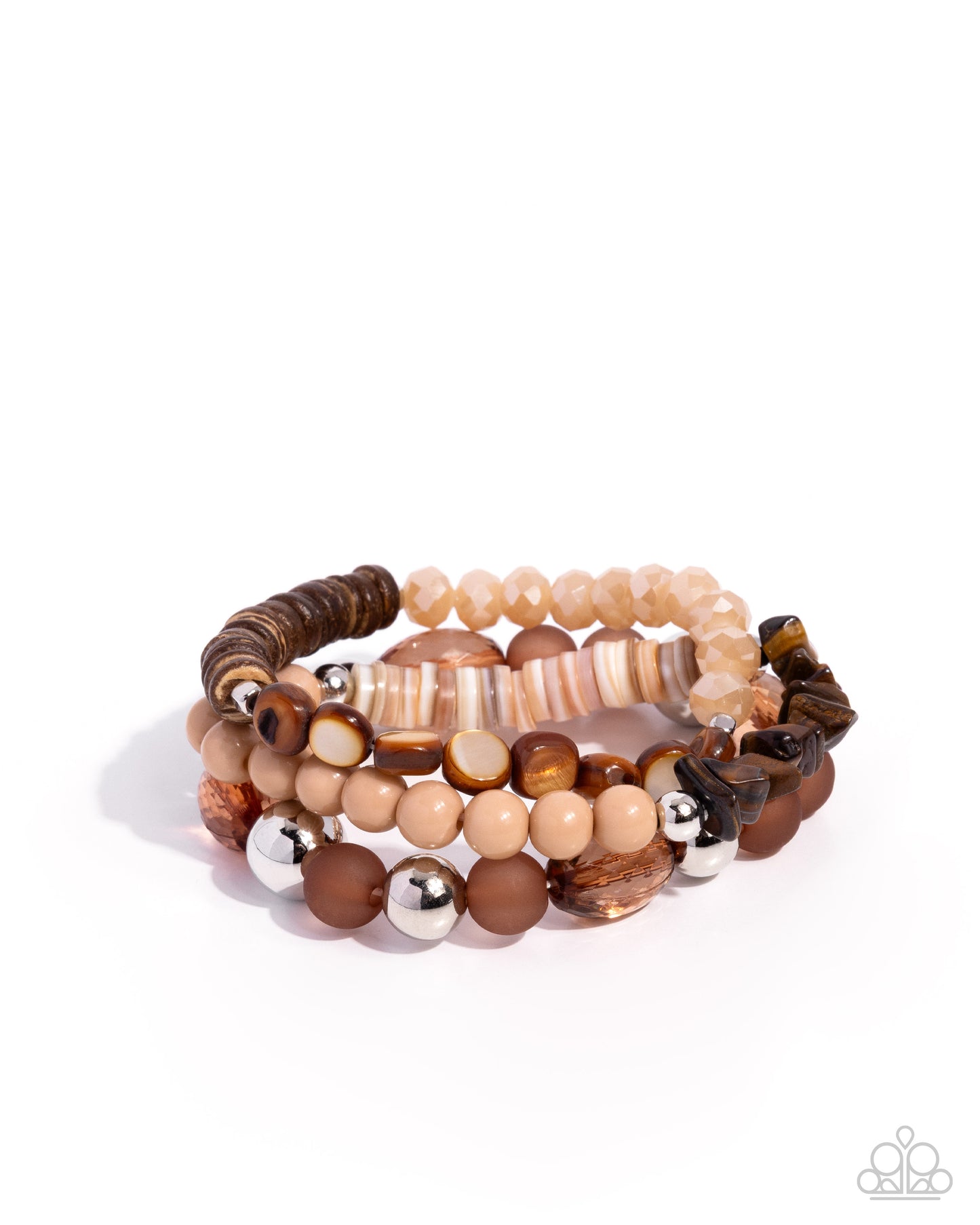 PREORDER ~ Seasonal Stretch - Brown Paparazzi Bracelet