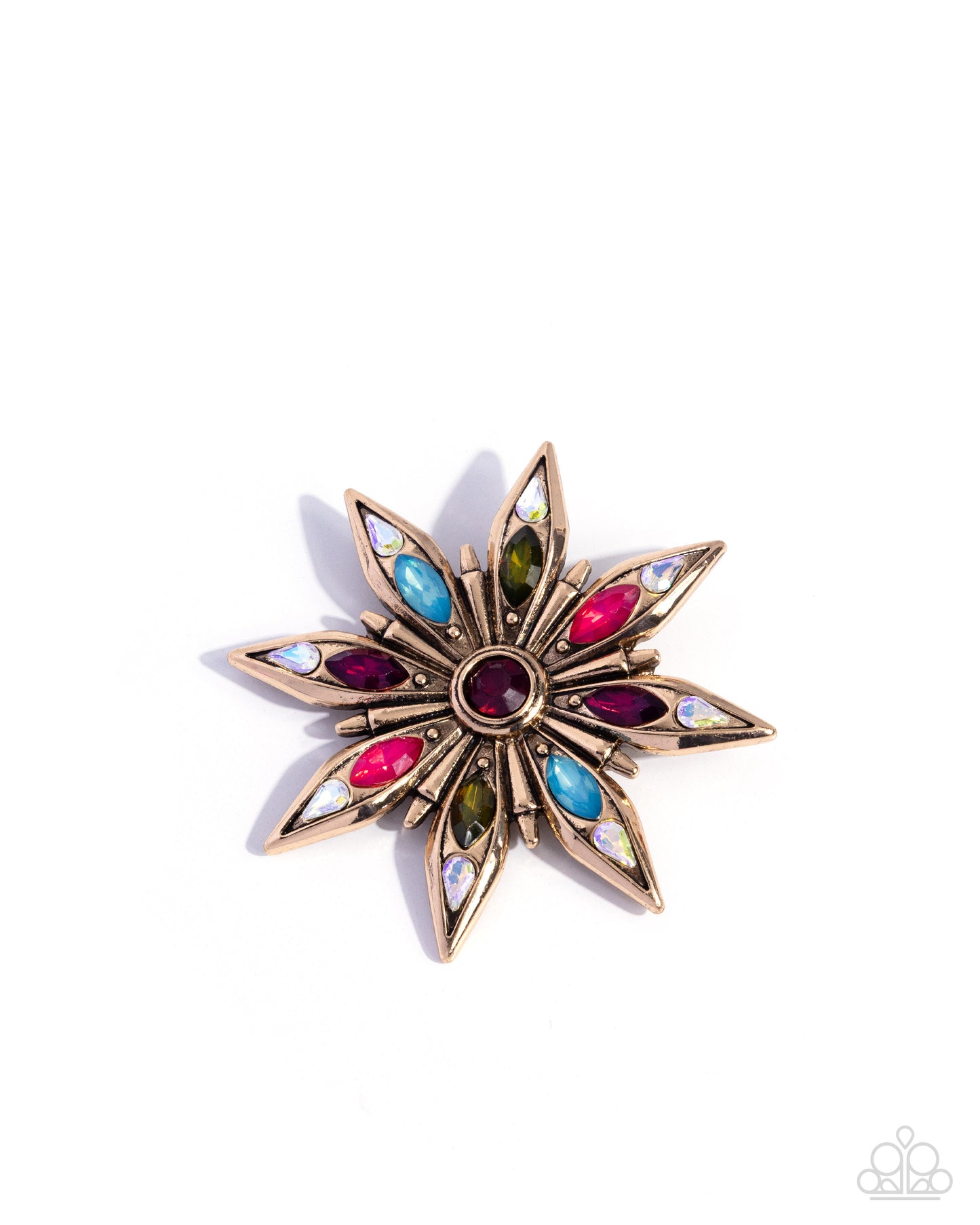 PREORDER ~ Slow Shimmer - Multi Paparazzi Brooch