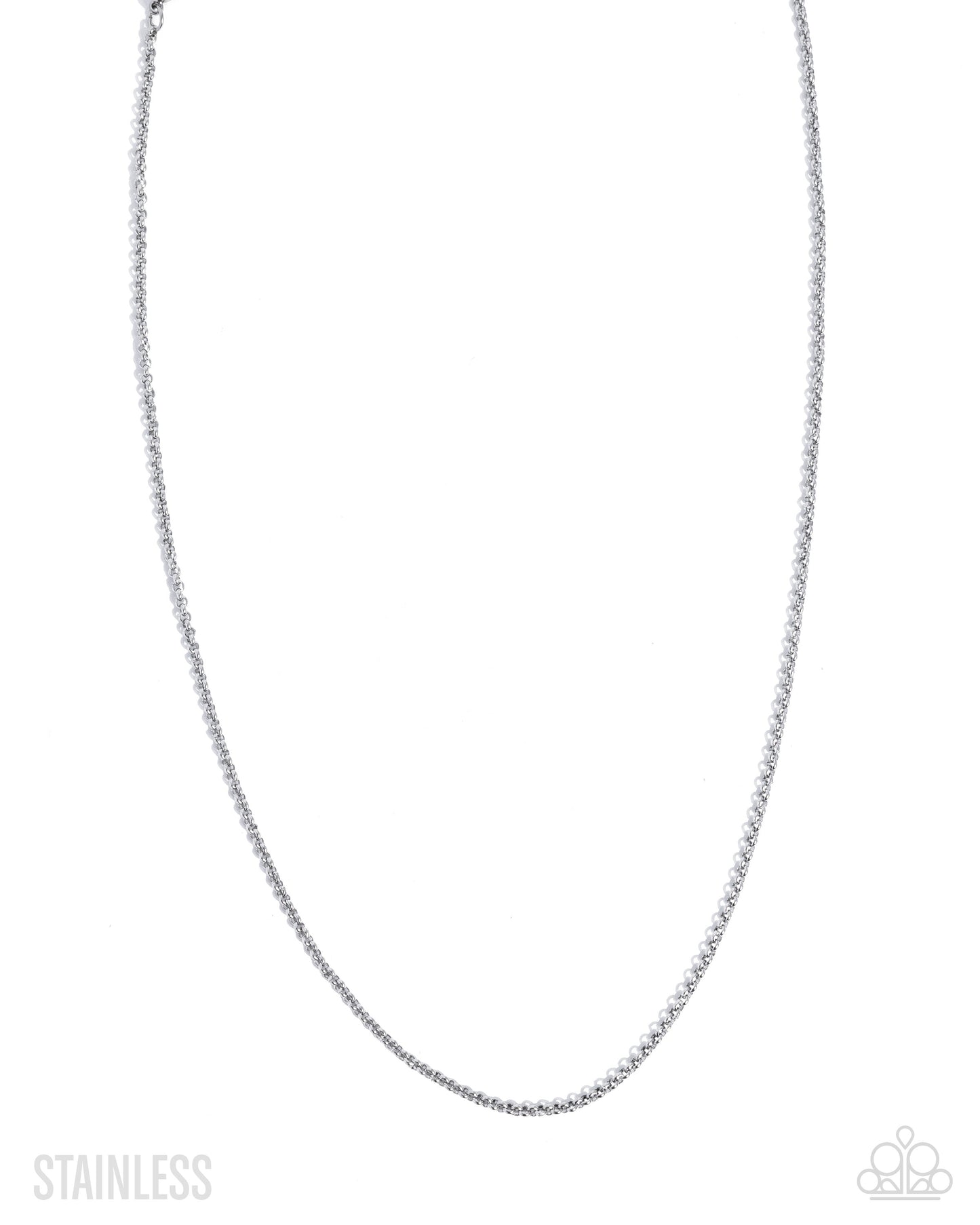PREORDER ~ Luminescent Leverage - Silver Paparazzi Stainless Steel Necklace