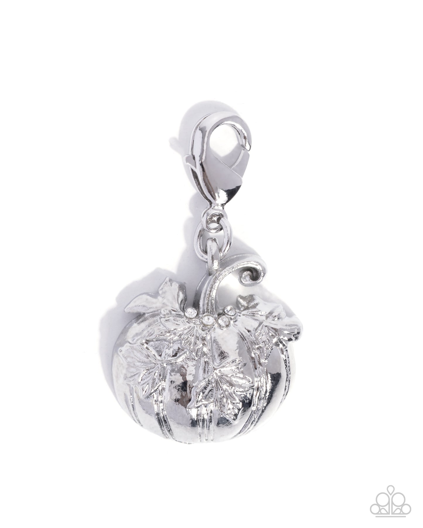 PREORDER ~ Pumpkin Pledge - Silver Paparazzi Charm