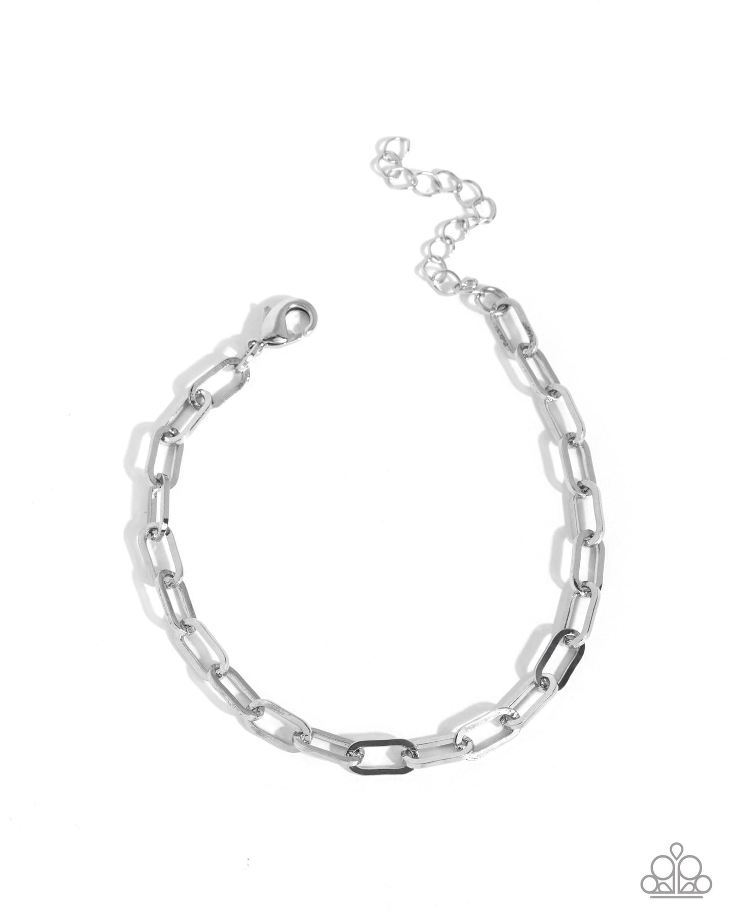Charmed To Meet You - Silver Paparazzi Rhodium Plated Bracelet