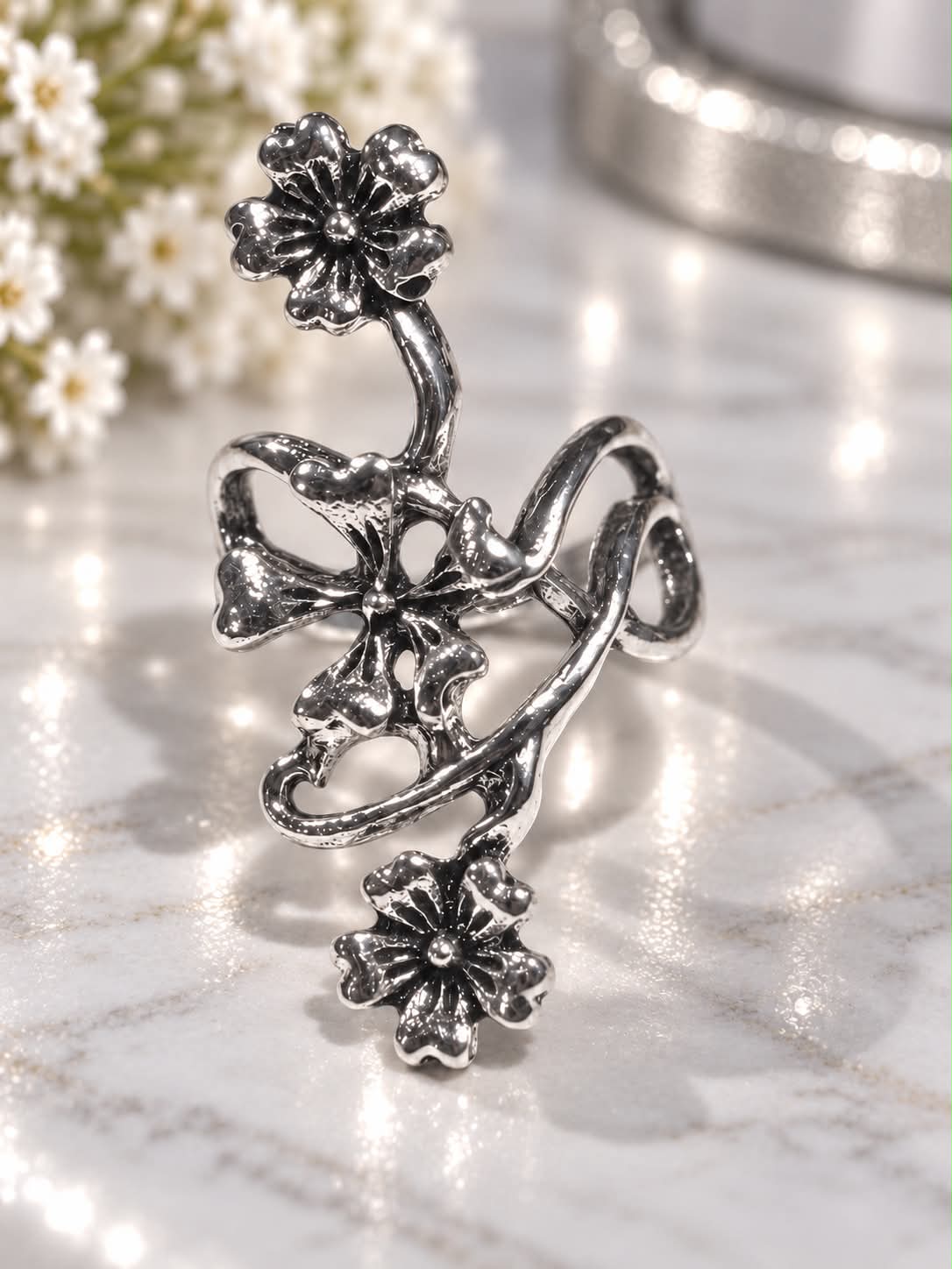 Silver Geo™ Ring