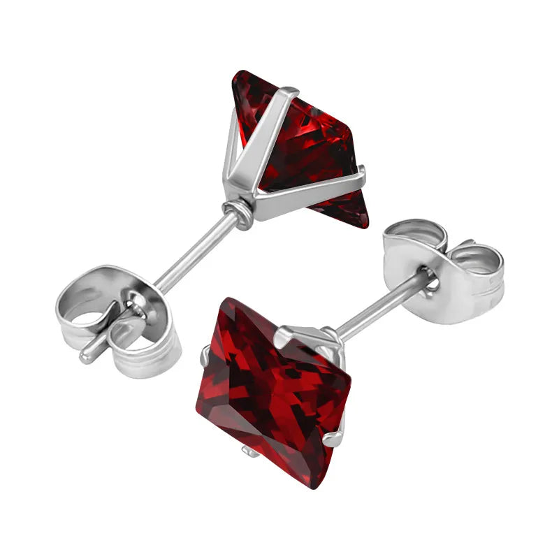 Petite Prism™ 3mm Stainless Steel Stud Earrings