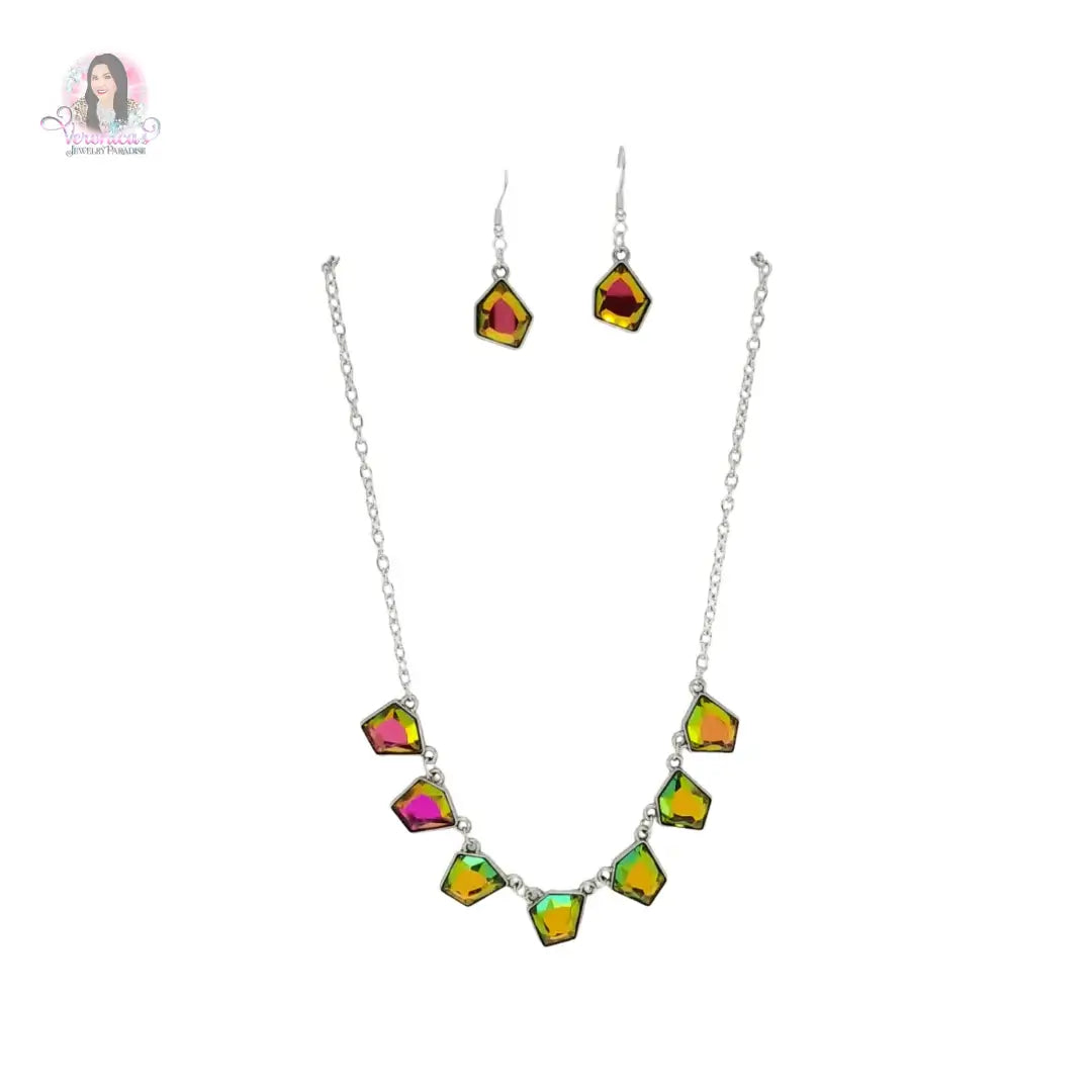 Experimental Edge - Multi Paparazzi Necklace Accessories,Multicolor,Necklace,Short Necklace