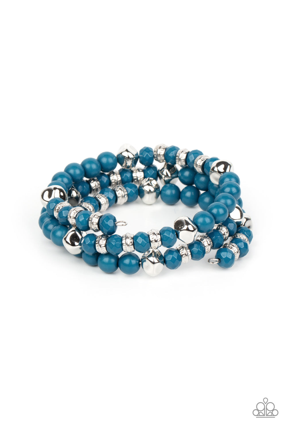 Vibrant Verve - blue - Paparazzi bracelet $5 Jewelry with Janet Morgan Bracelets