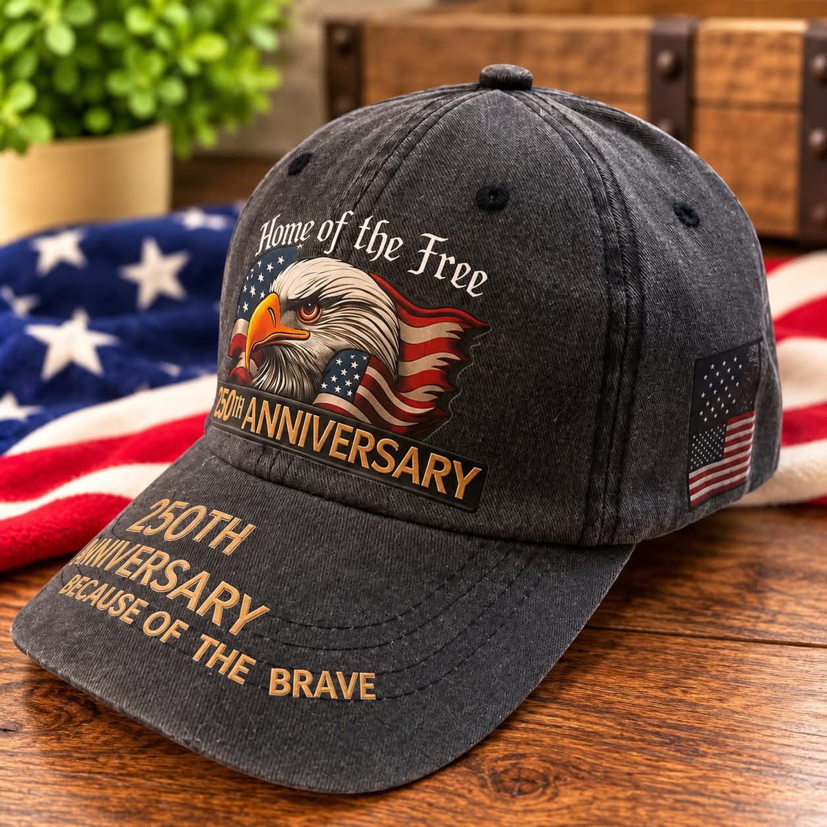 America 250th Heritage Eagle Baseball Cap