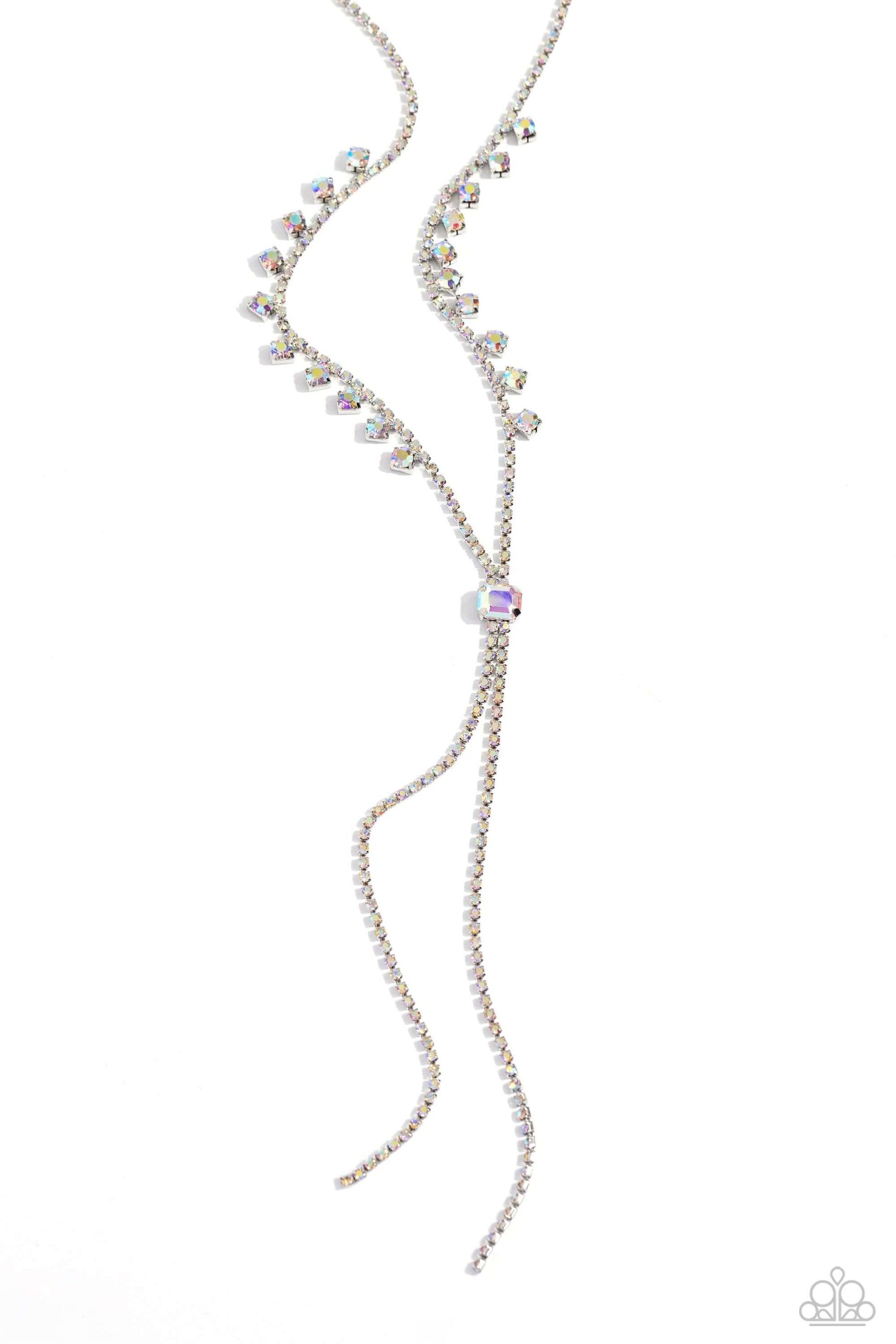 Synchronized SHIMMER - Multi Paparazzi Necklace $5 Jewelry with Janet Morgan Necklaces
