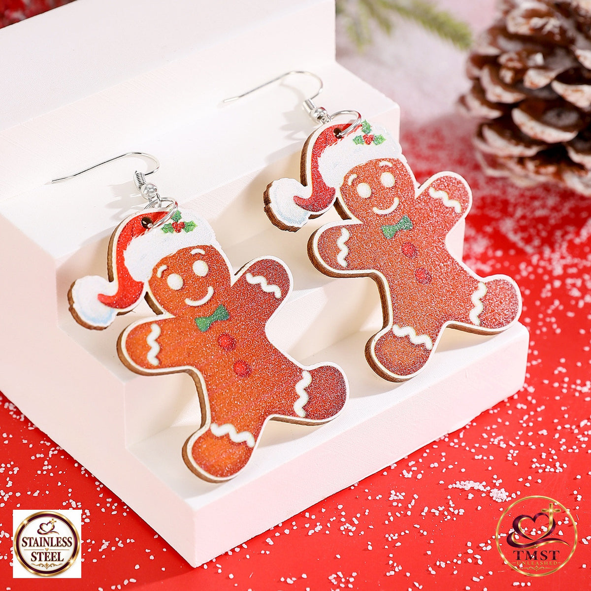 Gingerbread Joy™ Holiday Earrings