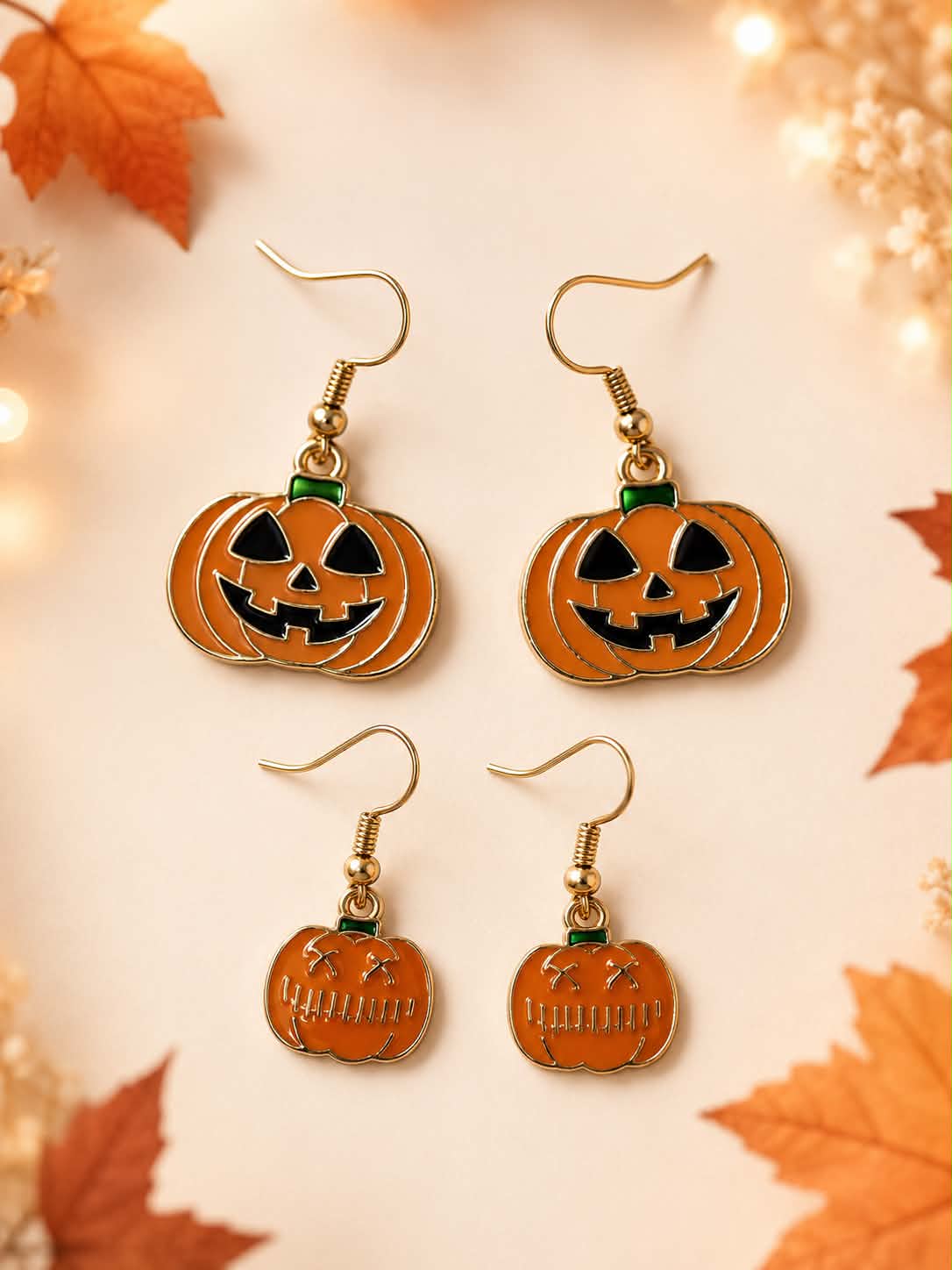 Pumpkin Parade™ Multicolor Earring (4 Different Sets)