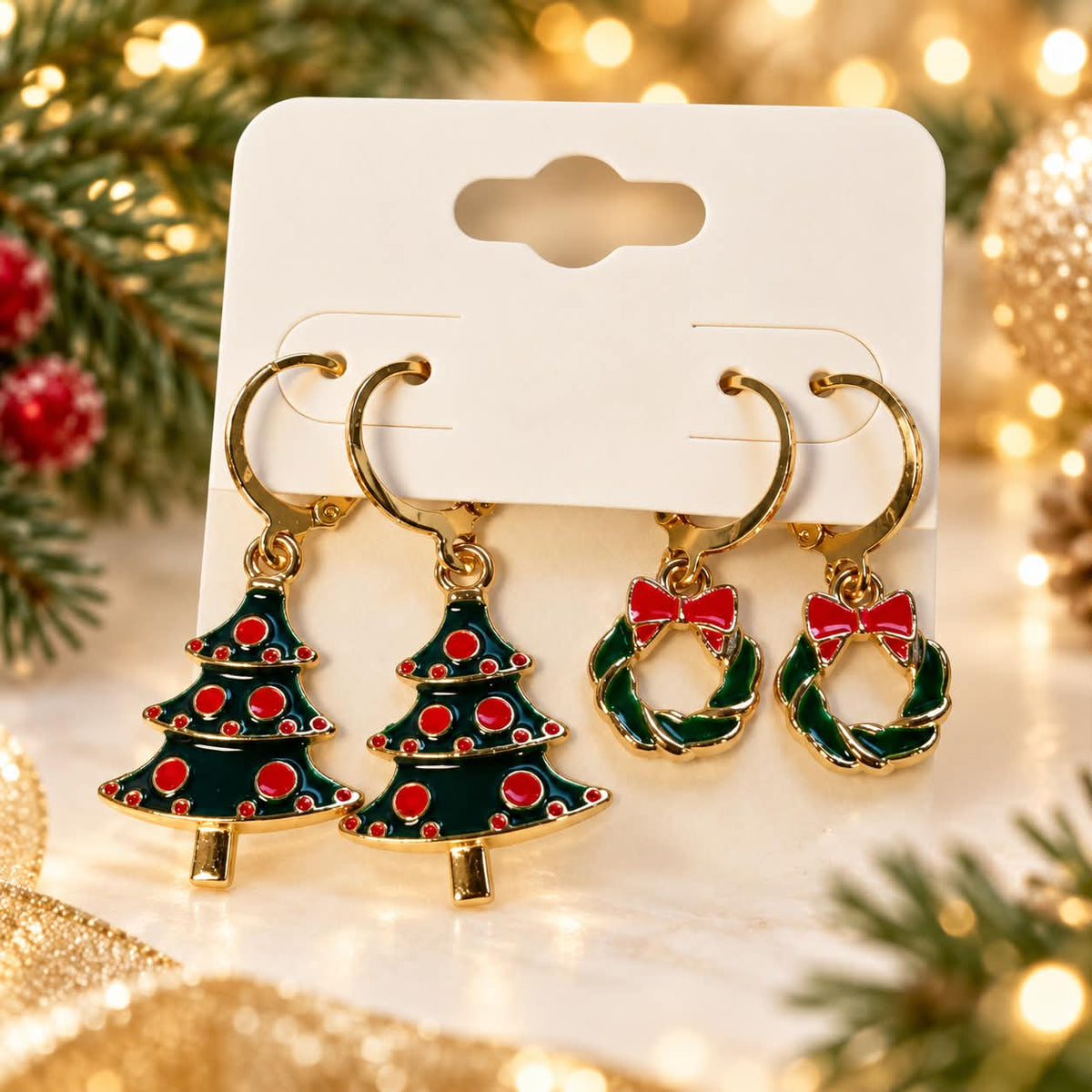Jolly Favorites™ Christmas Earring Set