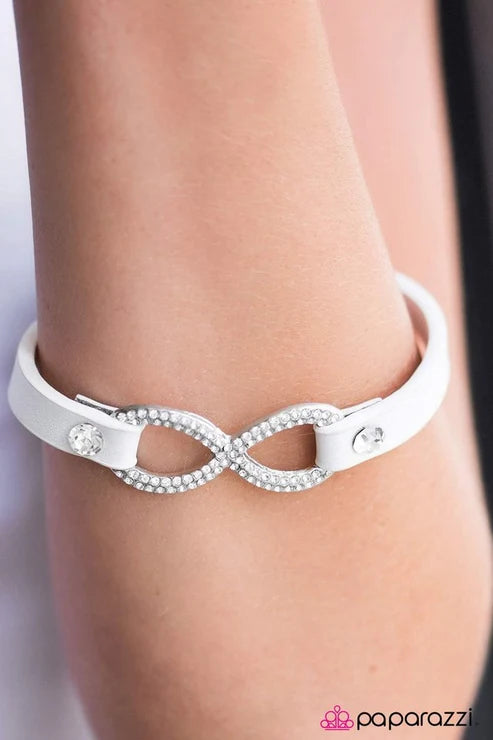 Innocent Till Proven GLITZY! - White ♥ Bracelet