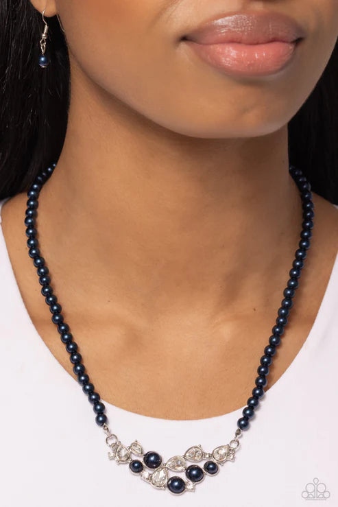 Pampered Pearls - Blue ♥ Necklace
