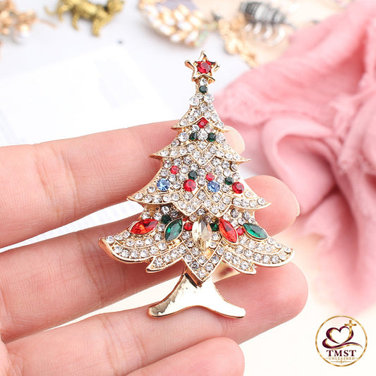 Christmas Sparkle™ Rhinestone Tree Pin
