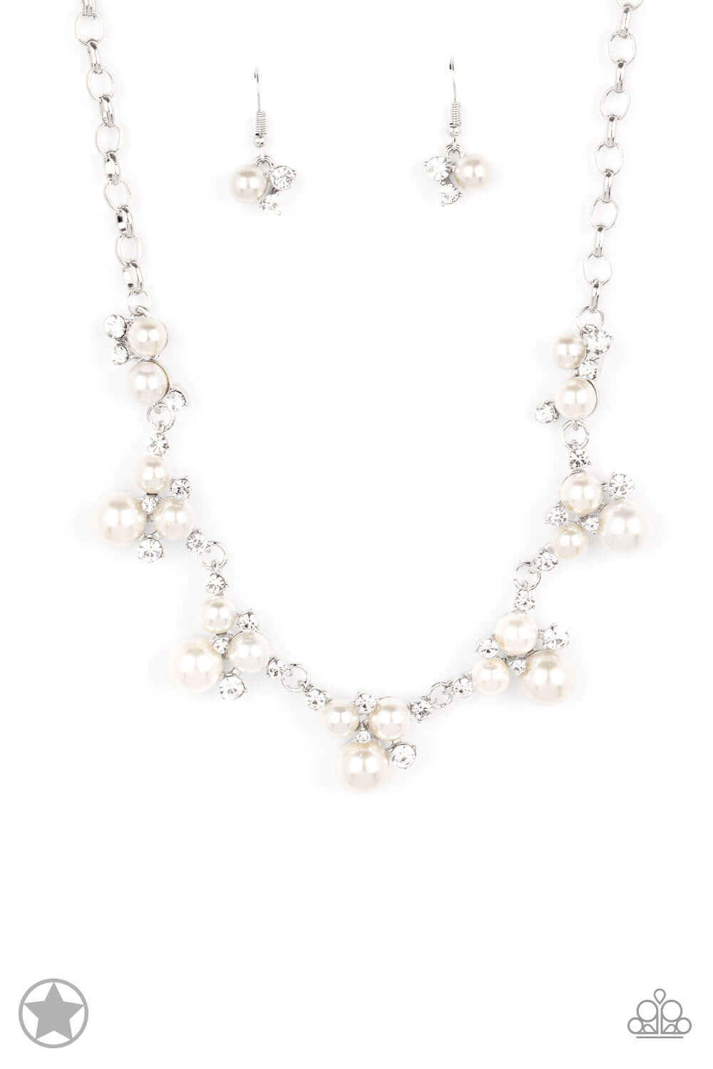 Toast To Perfection - White Paparazzi Accessories Necklace $5 Jewelry with Janet Morgan Necklaces