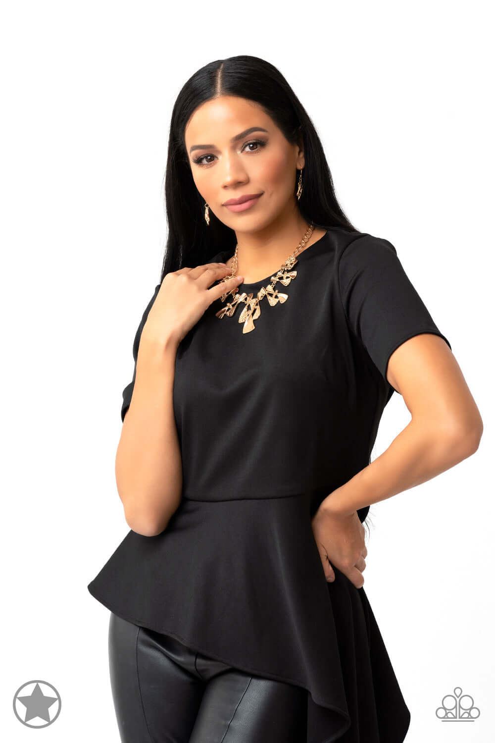 The Sands of Time - Gold Paparazzi Accessories Necklace $5 Jewelry with Janet Morgan Necklaces