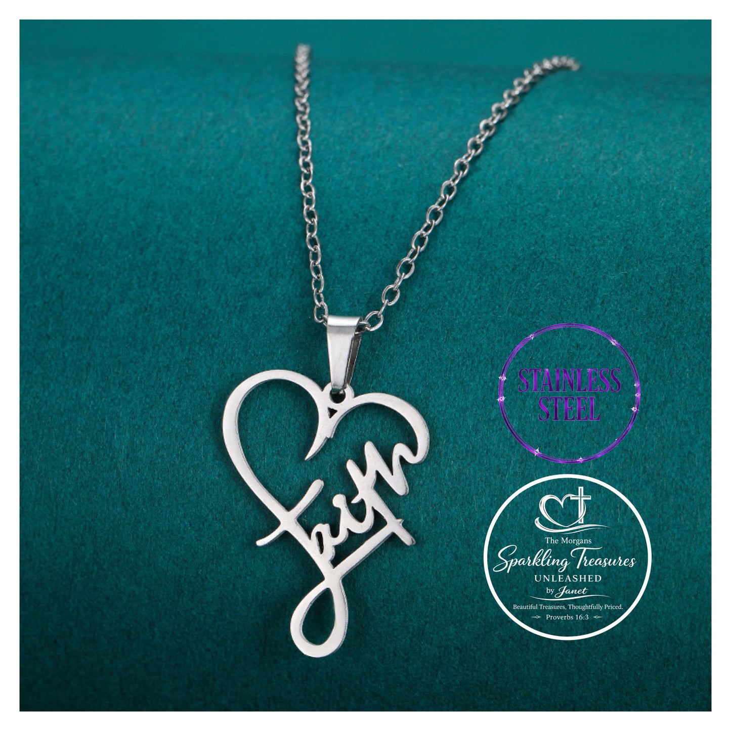Faith at Heart Necklace