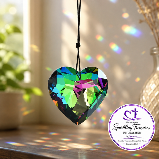 Prism of Promise™ Crystal Heart Suncatcher Multicolor