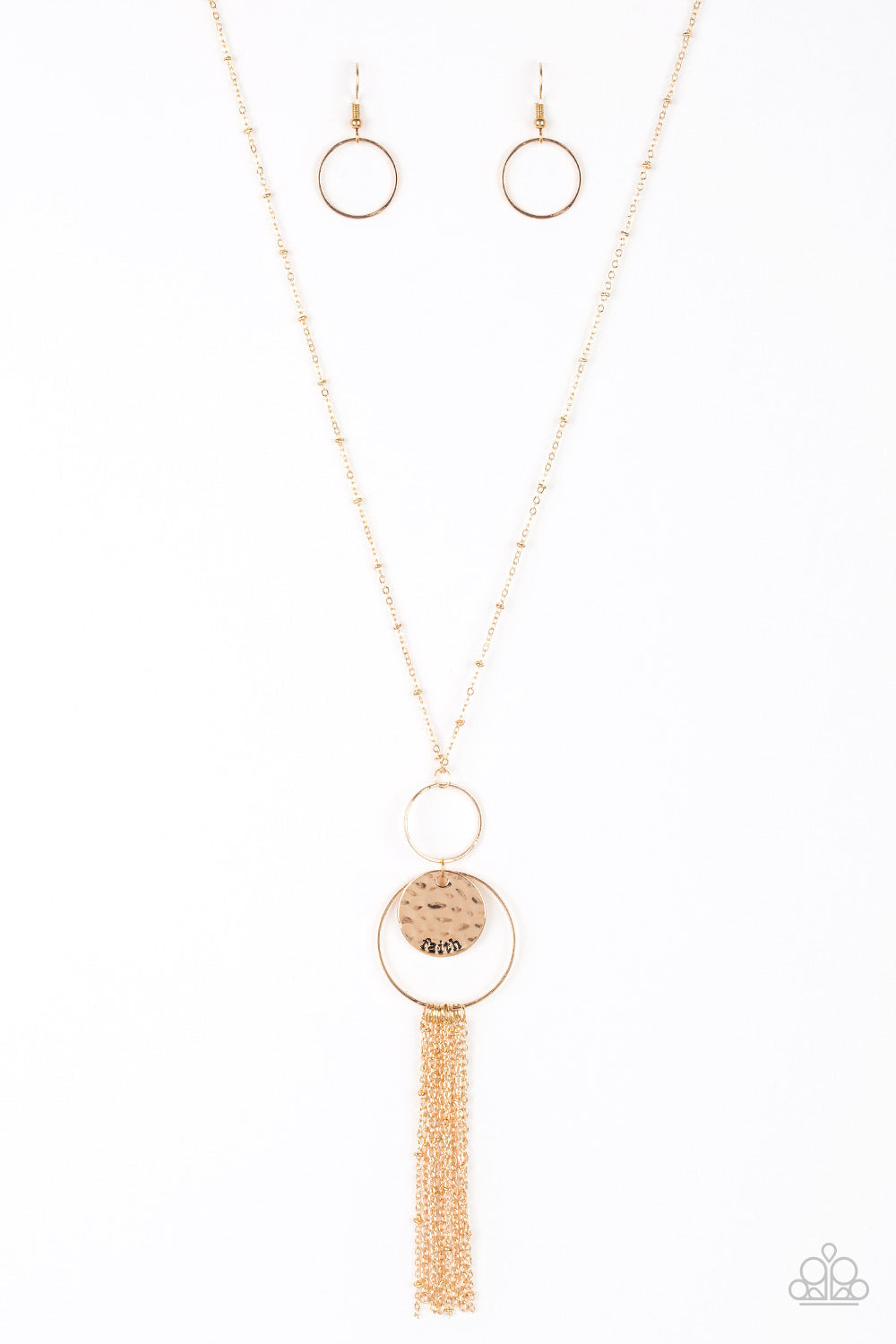 Faith Makes All Things Possible - Paparazzi Accessories Gold $5 Jewelry with Janet Morgan Necklace