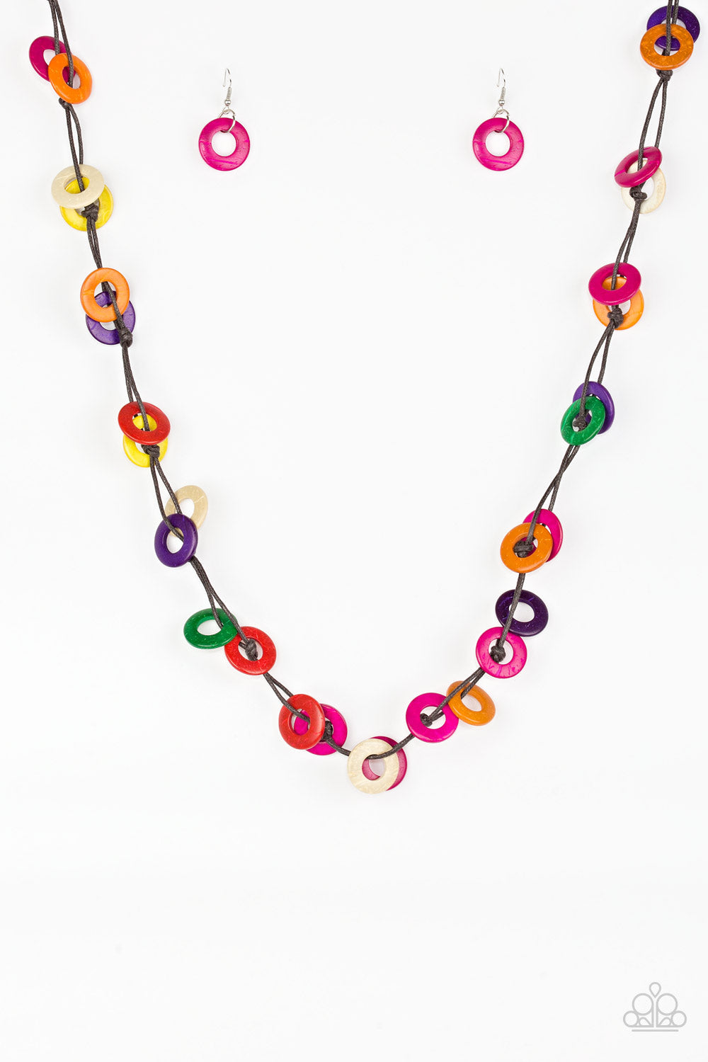 Waikiki Winds - Multi Paparazzi Accessories Necklace $5 Jewelry with Janet Morgan Necklaces