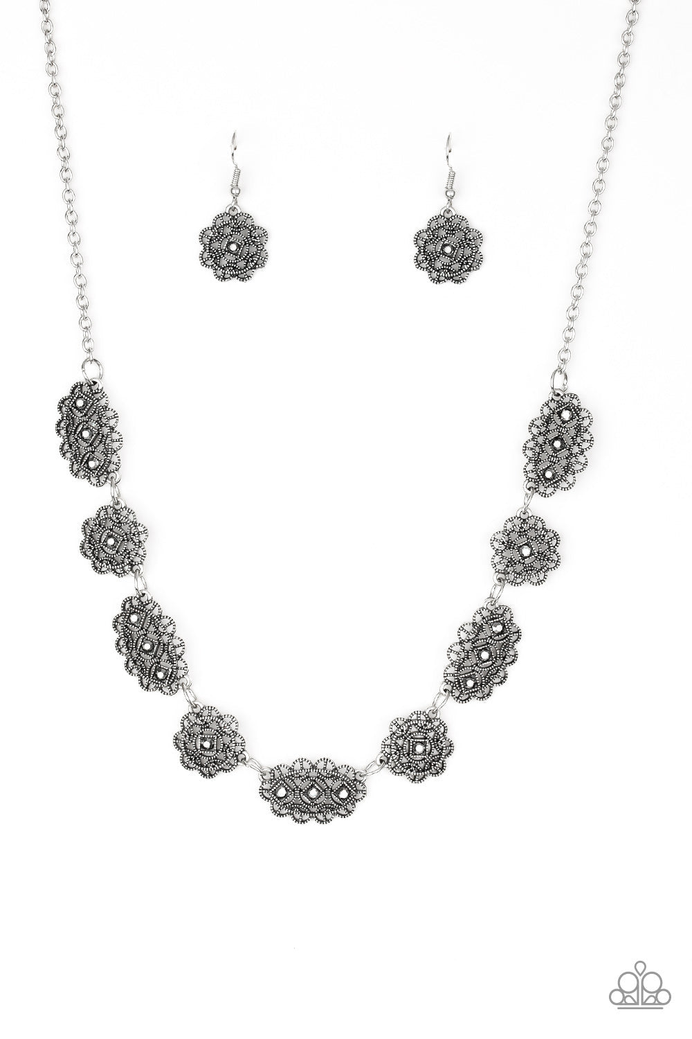 Vintage Vogue - Silver Paparazzi Accessories Necklace $5 Jewelry with Janet Morgan Necklaces