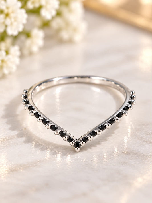 Midnight Chevron™ Ring