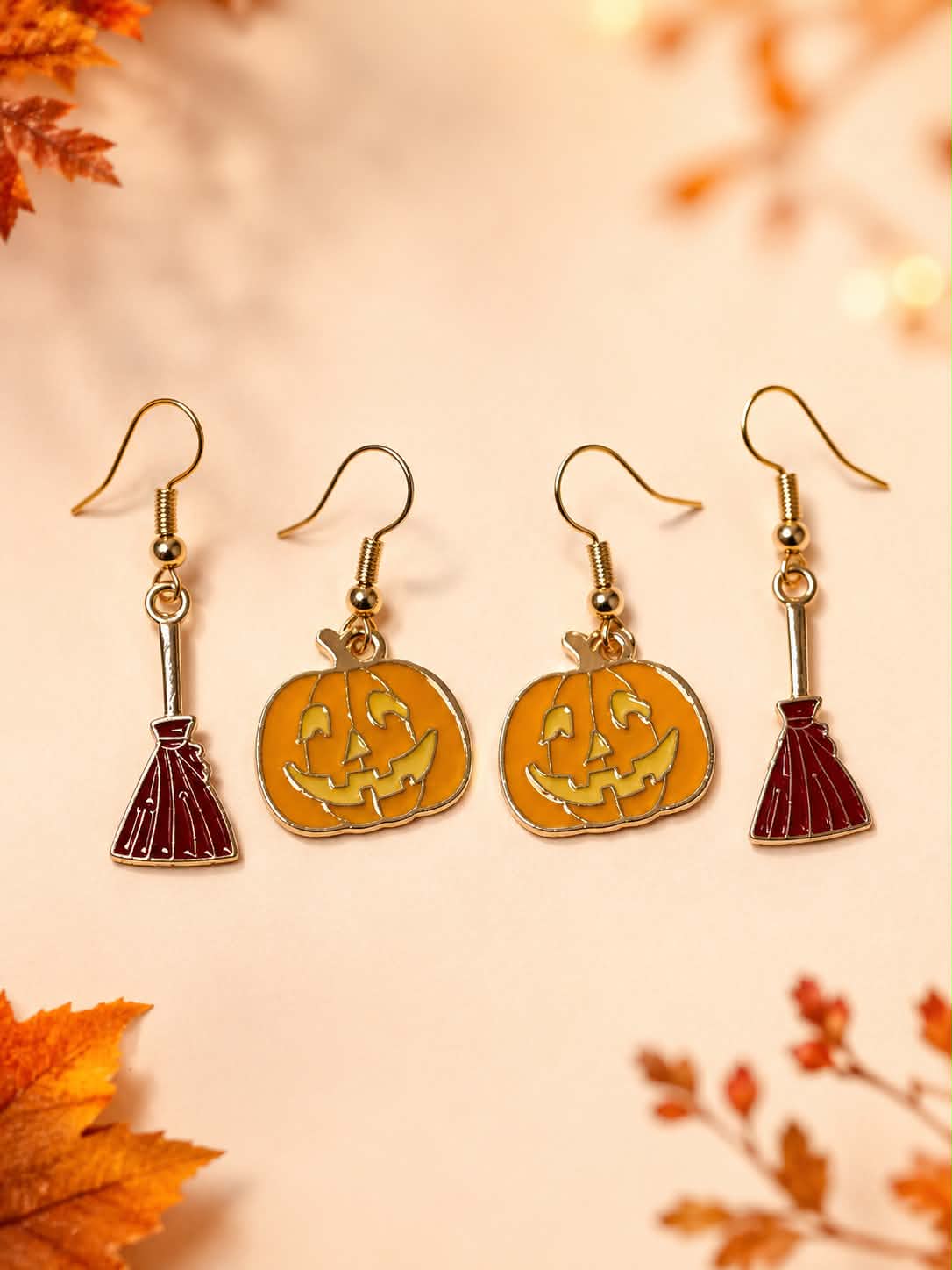 Pumpkin Parade™ Multicolor Earring (4 Different Sets)