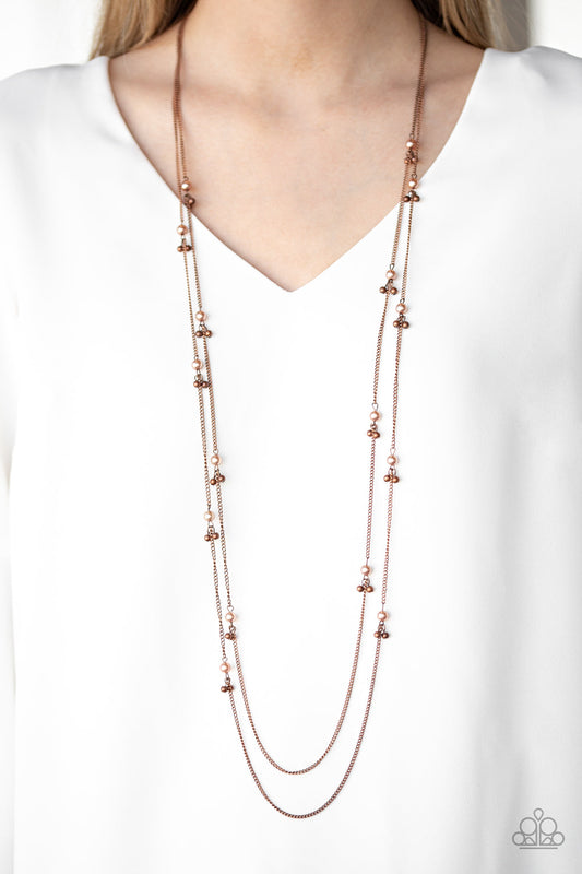 Ultrawealthy - Copper Paparzzi Accessories Necklace $5 Jewelry with Janet Morgan Necklaces