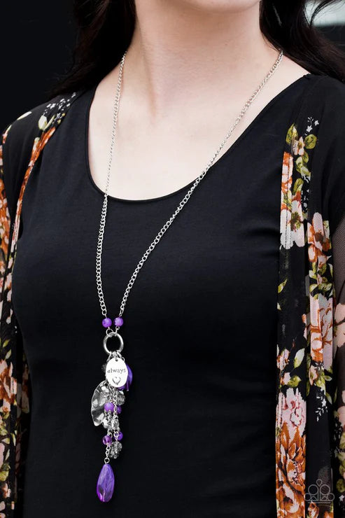 Hearts Content - Purple ♥ Necklace