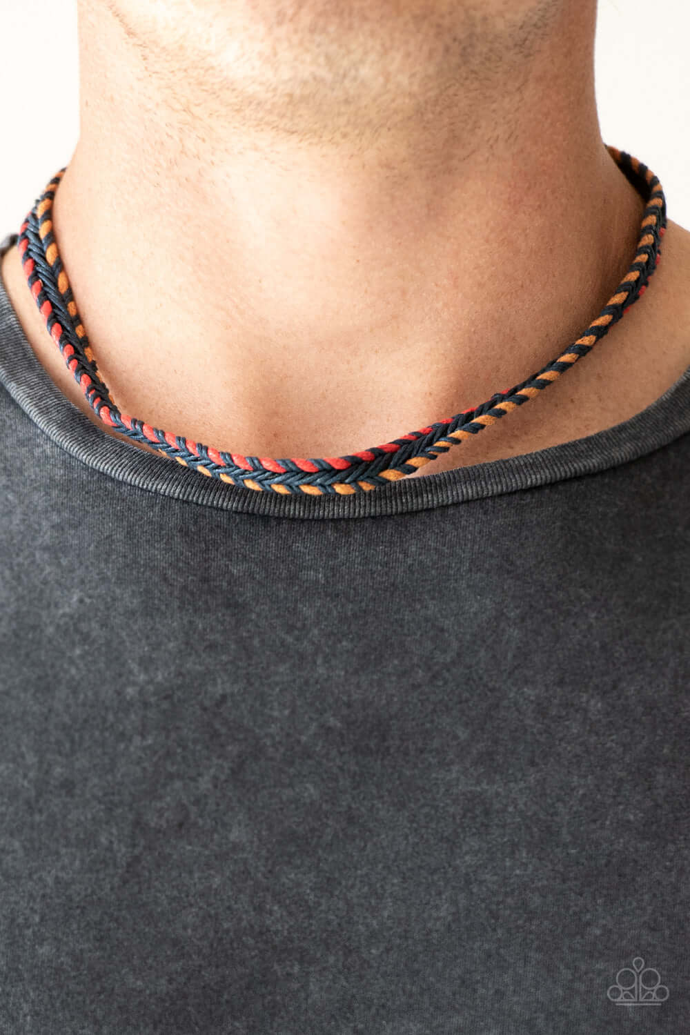 The Grand CANYONER - Red Paparazzi Accessories Necklace $5 Jewelry with Janet Morgan Necklaces