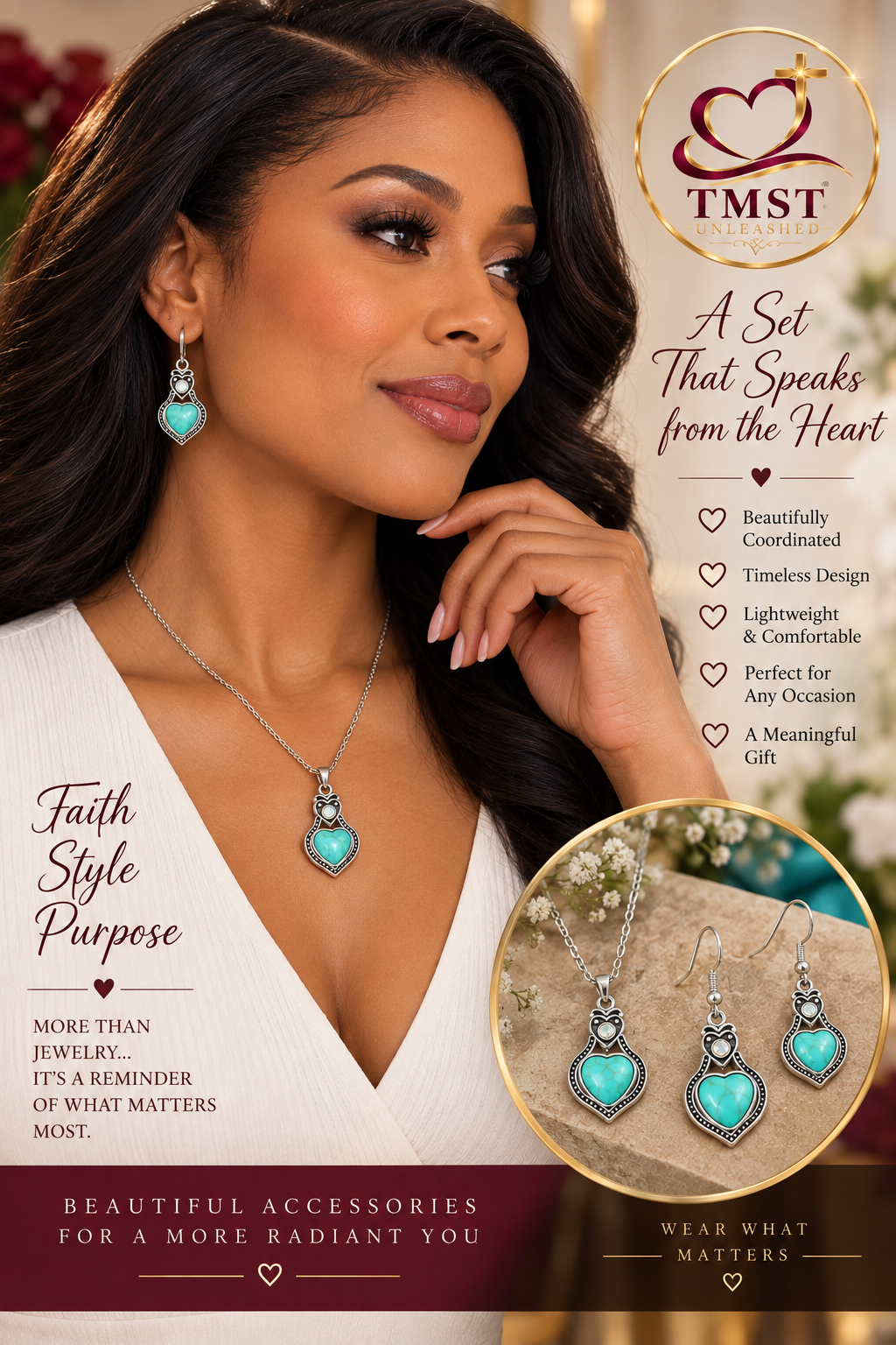 Turquoise Trio™ Western Jewelry Set