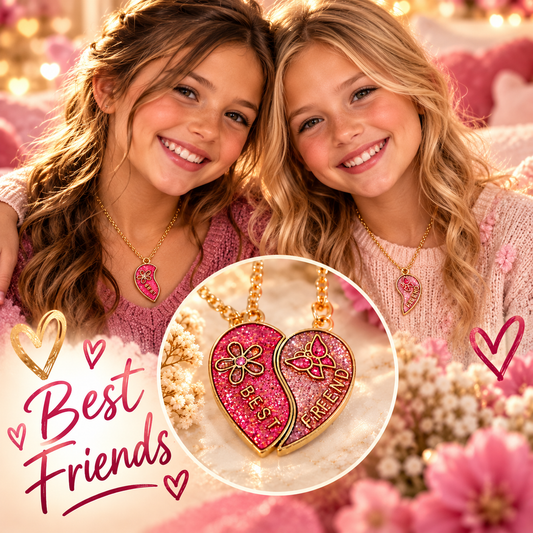 Forever Connected™ – Magnetic Best Friends Necklace Set
