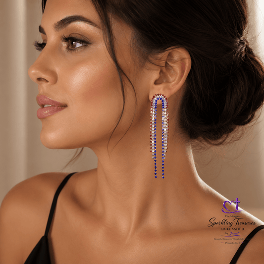 Freedom Spark Tassel Earrings Multi