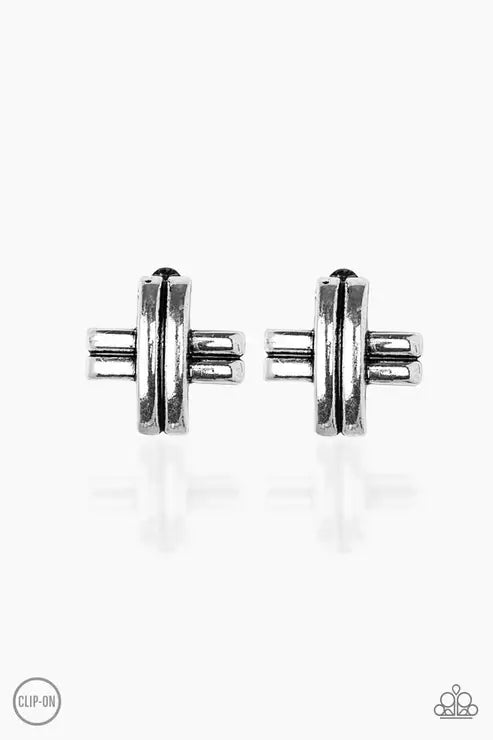 Couture Crossover - Silver Clip-On $5 Jewelry with Janet Morgan