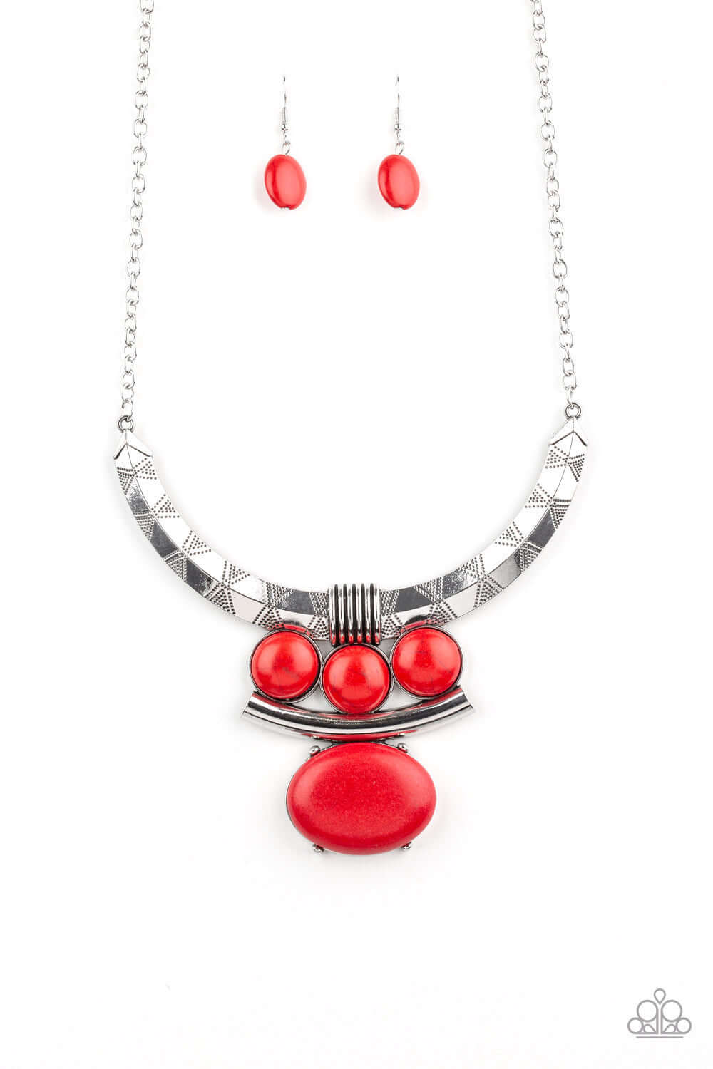 Commander In CHIEFETTE - Red $5 Jewelry with Janet Morgan Necklaces