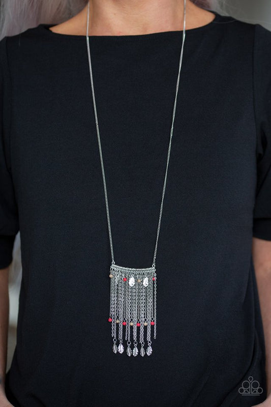 On The Fly - Multi Paparazzi Accessories Necklace $5 Jewelry with Janet Morgan Necklaces