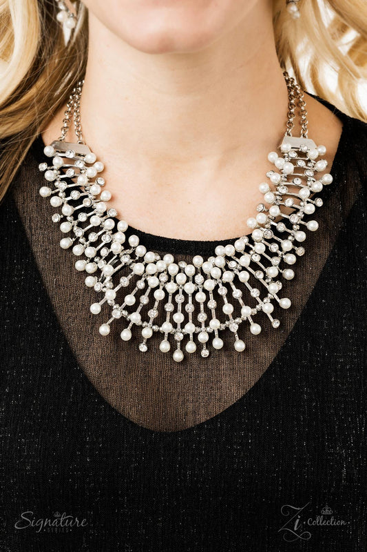 The Leanne (2019 Zi Collection) Paparazzi Accessories Necklace $5 Jewelry with Janet Morgan Necklace