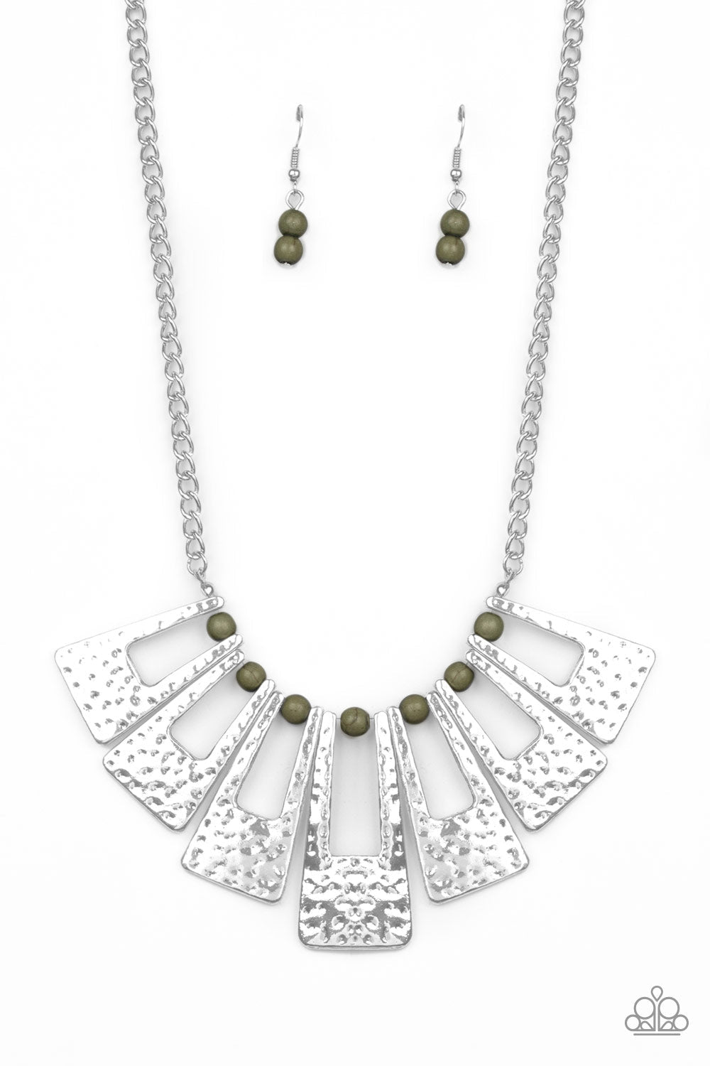 Terra Takeover - Green Paparazzi Accessories Necklace $5 Jewelry with Janet Morgan Necklaces