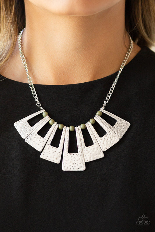 Terra Takeover - Green Paparazzi Accessories Necklace $5 Jewelry with Janet Morgan Necklaces