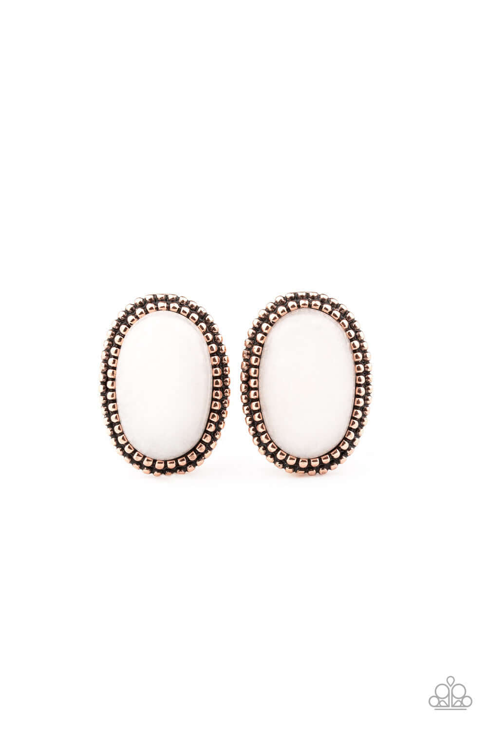 Paparazzi "Shiny Sediment" Copper Post Earrings $5 Jewelry with Janet Morgan Earrings