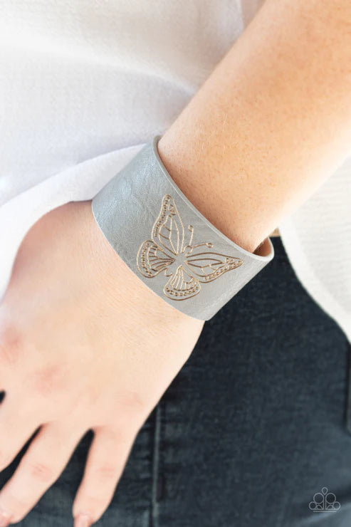 Flirty Flutter - Silver ♥ Bracelet