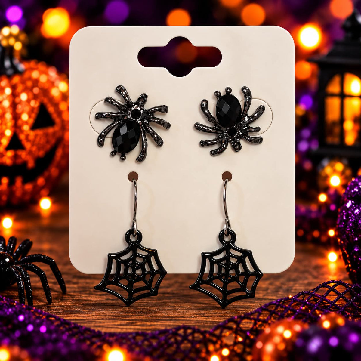 Harvest Festival™ 2-Pair Halloween Earring Sets