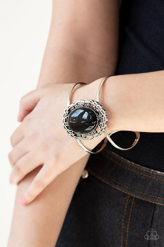 Vibrantly Vibrant - Paparazzi Accessories Black Bracelet $5 Jewelry with Janet Morgan Bracelets