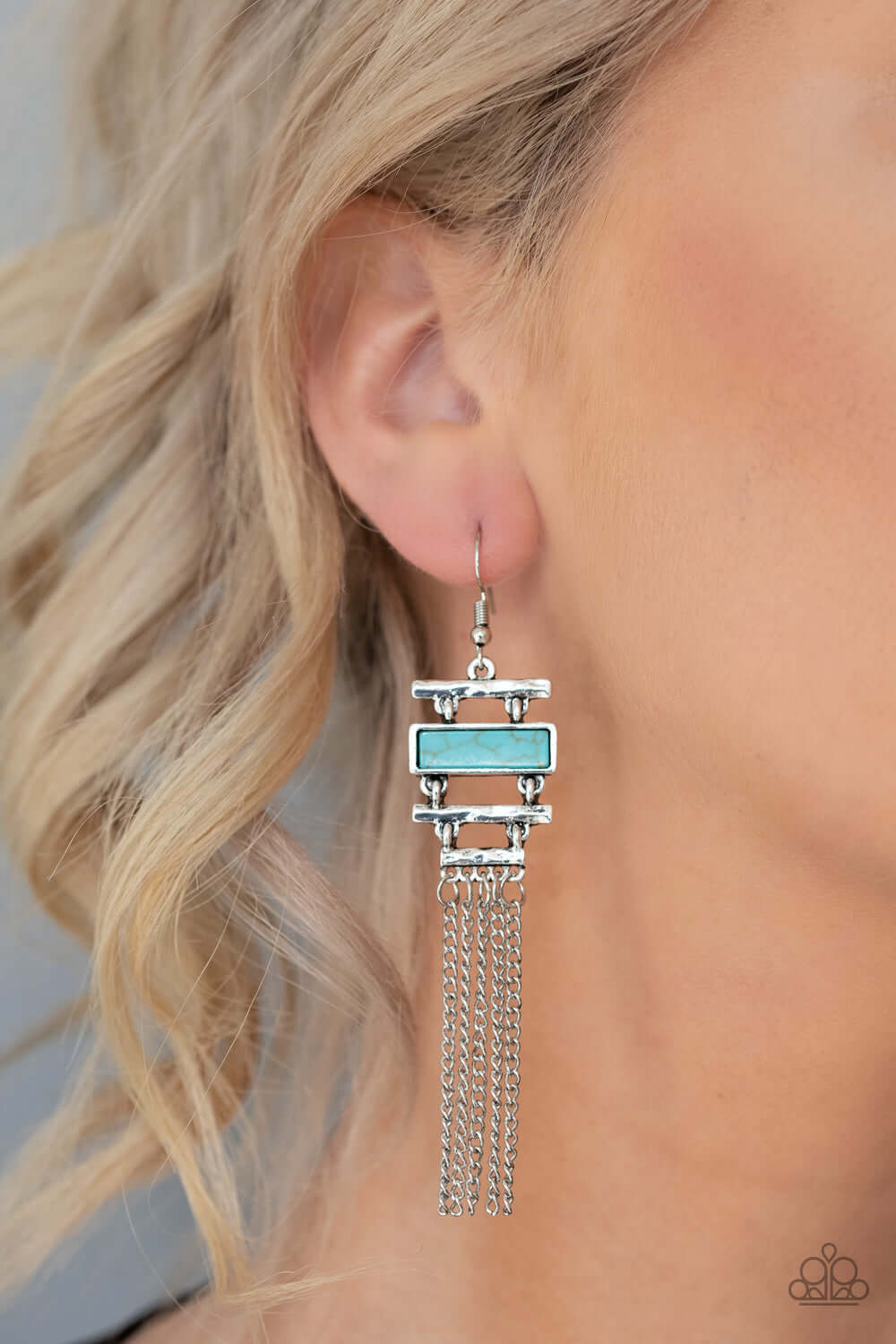 Stone Dwellings - Blue Paparazzi Accessories Necklace $5 Jewelry with Janet Morgan Jewelry