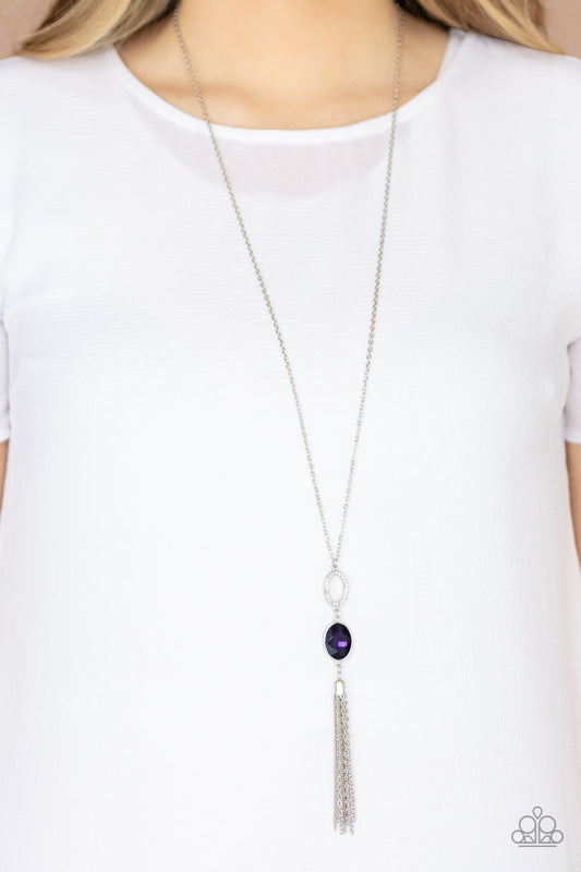 Unstoppable Glamour - Purple Paparazzi Accessories Necklace $5 Jewelry with Janet Morgan Necklaces