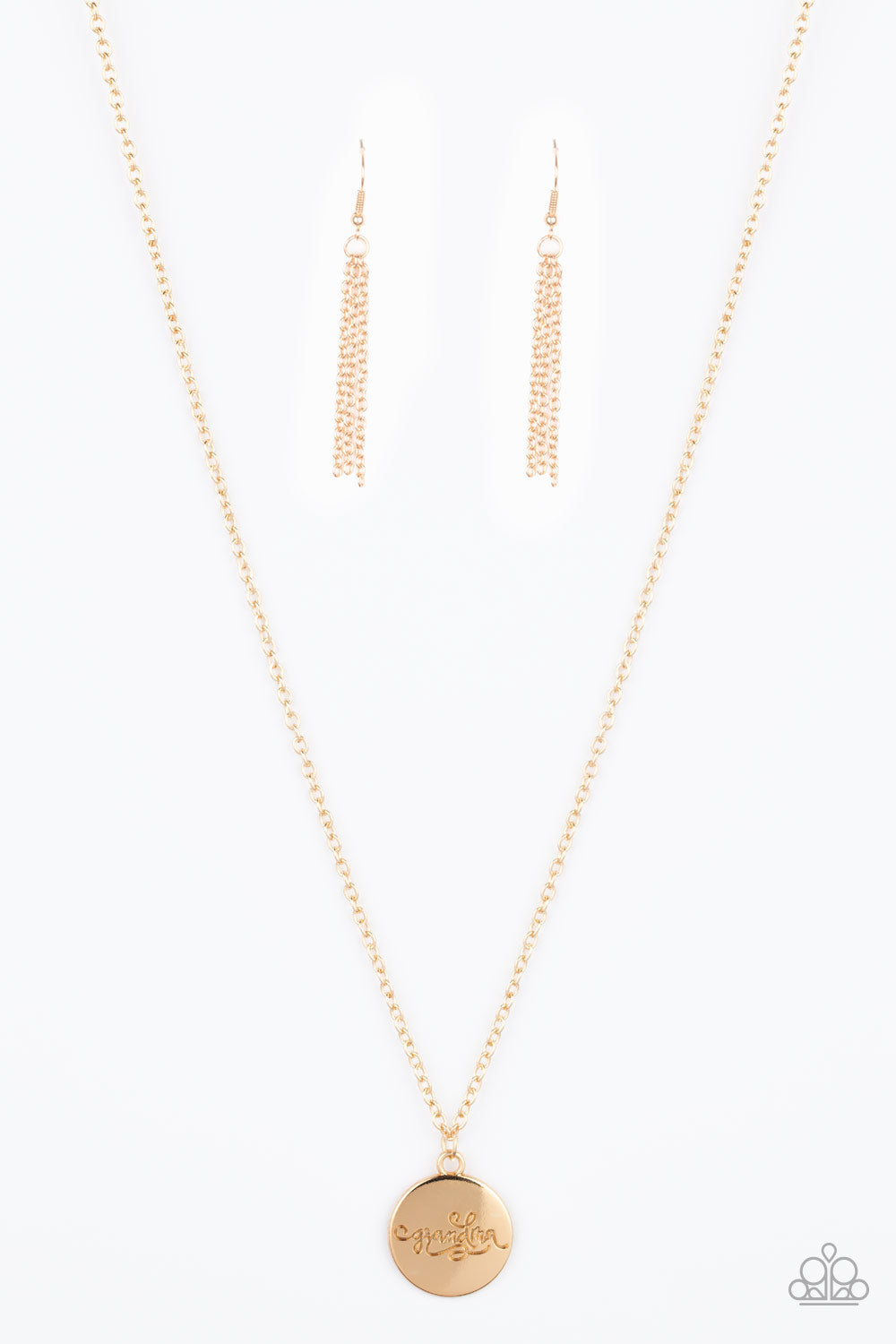 Worlds Best Grandma - Paparazzi Accessories Gold Necklace $5 Jewelry with Janet Morgan Necklaces